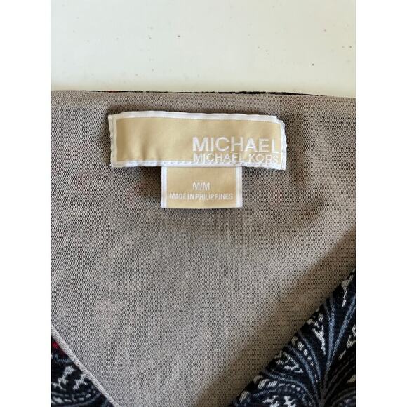 Y2K Babydoll Mesh Sheer Tank Top Paisley Slim Fitted Stretch Sz M - Picture 4 of 10